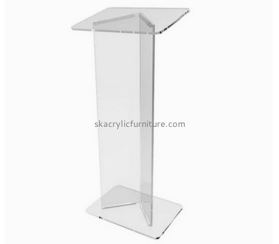 Custom design acrylic podiums and pulpits lecture podium plexiglass podium for church AP-099