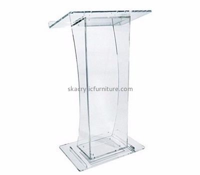 Custom acrylic pulpit in church podium speech church pulpits AP-140