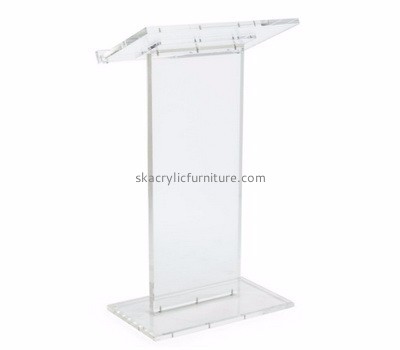 Customized acrylic small podium clear lectern church podiums AP-141