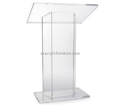 Customized acrylic modern pulpits designs plexiglass podiums lectern for sale AP-158
