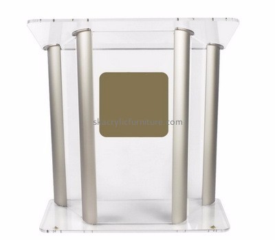 Custom acrylic lectern plastic podium pulpit designs for church AP-164