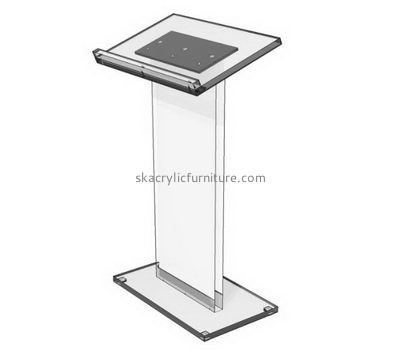Custom cheap acrylic floor table lectern pulpits for church AP-247