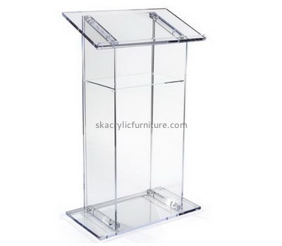Custom cheap plexiglass acrylic lectern and podium for sale AP-251