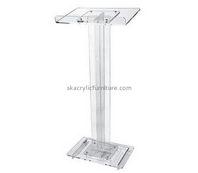 Acrylic church furniture manufacturers custom lectern design teacher podium AP-252