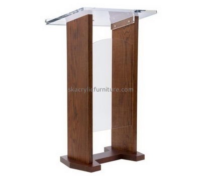 Custom perspex lucite acrylic podium pulpit and lectern AP-264