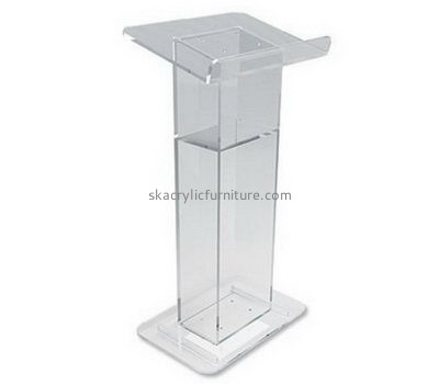 Fine furniture company custom clear acrylic podium contemporary furniture AP-309