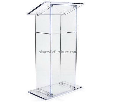 Quality furniture company custom lucite acrylic podium furniture for church AP-324