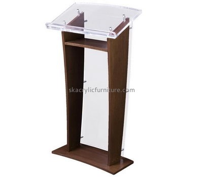 Fine furniture manufacturers custom plexi speaking podium furniture AP-338