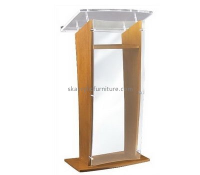 Fine furniture manufacturers custom lucite acrylic furniture church lecterns for sale AP-341