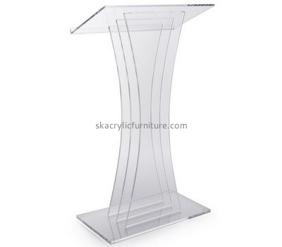 Acrylic furniture manufacturers customize plexi floor lectern furniture AP-364