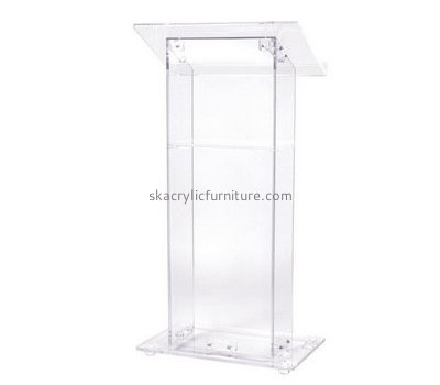 Acrylic furniture manufacturers customize acrylic lucite teacher podium furniture AP-368