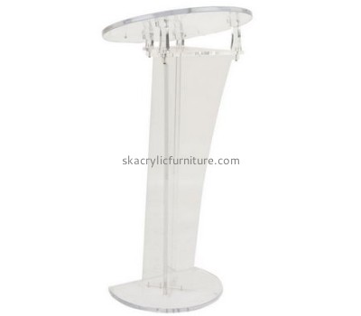 Acrylic furniture manufacturers customize cheap lucite church lectern furniture AP-394