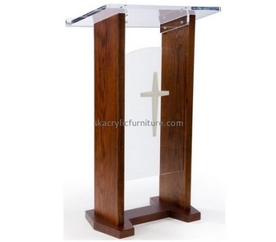 Acrylic furniture manufacturers customize lucite contemporary church pulpits furniture AP-401
