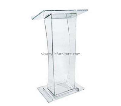 Acrylic furniture manufacturers customize clear restaurant podium furniture AP-406