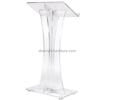 Acrylic furniture manufacturers customize unique contemporary podiums furniture for churches AP-417
