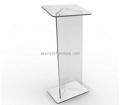 Furniture factory customize acrylic pulpit furniture speech podium for sale AP-436