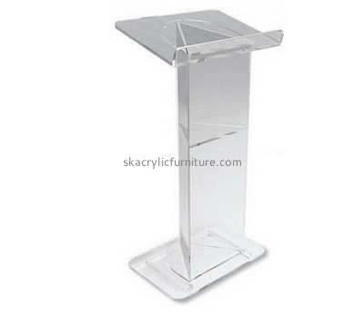 Acrylic furniture manufacturers customize acrylic pulpit podium designs furniture AP-497
