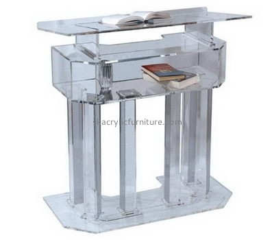 Fine furniture company customized plexi pulpit podium furniture AP-543