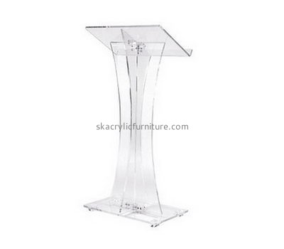 Acrylic furniture manufacturers custom made acrylic presentation podium furniture AP-546