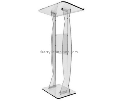 Fine furniture manufacturers customized acrylic modern contemporary podium furniture AP-616
