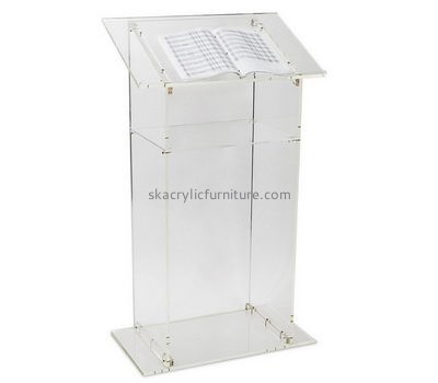 Lectern manufacturers customized plexi furniture speech podium for sale AP-645