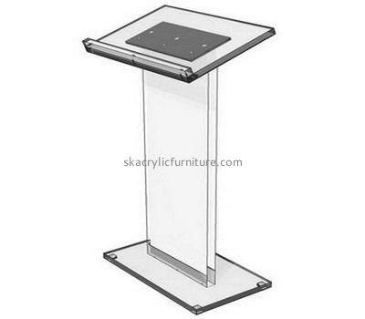 Furniture factory customized acrylic lucite podium lecturn furniture AP-649