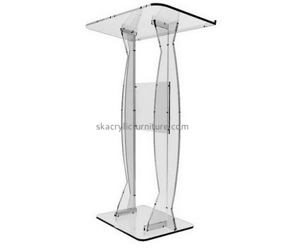 Furniture suppliers custom acrylic plastic plexiglass fabrication podiums AP-877