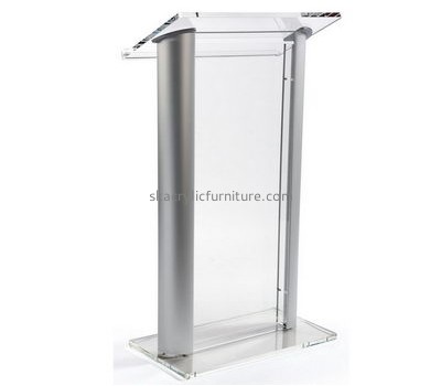 Plastic fabrication company custom perspex plastic podium lectern AP-904
