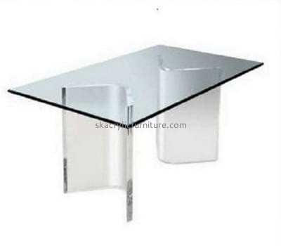 Customized clear acrylic modern coffee table AT-206