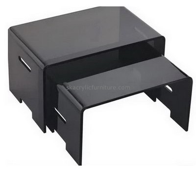 Bespoke black acrylic bed tray AT-233