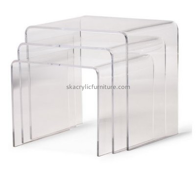 Bespoke clear acrylic laptop table AT-237