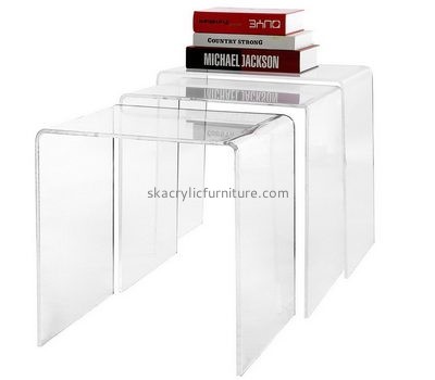 Bespoke clear acrylic cafe table AT-254