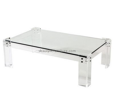 Customize acrylic small rectangular coffee table AT-292