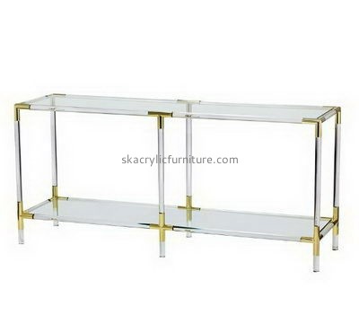 Custom narrow acrylic side table AT-706