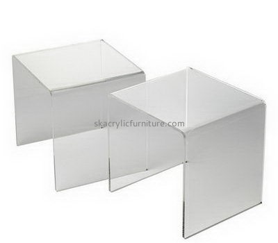 Custom clear acrylic side table AT-733