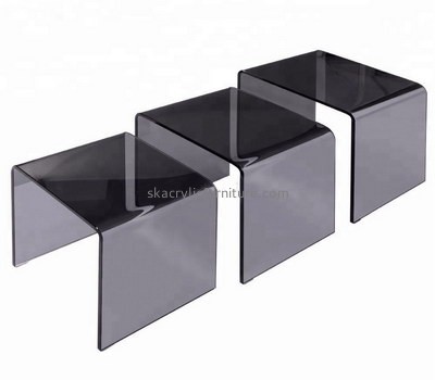 Custom black acrylic side table AT-753