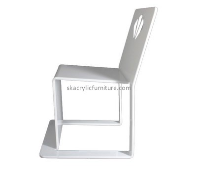 Custom white acrylic chair AC-031