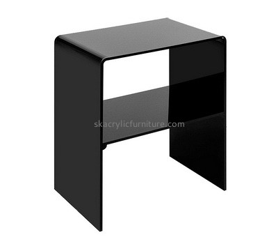 Custom black acrylic side table AT-765
