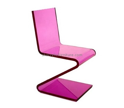 Custom Z shape pink acrylic chair AC-032