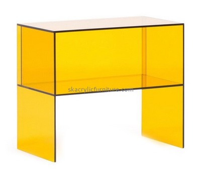 Custom blue acrylic side table AT-779