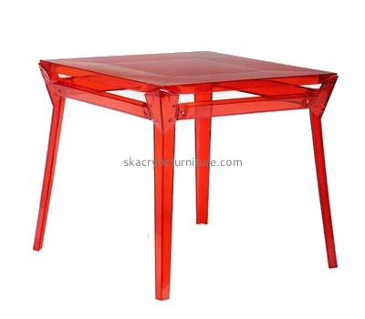 Plexiglass red coffee table AT-689