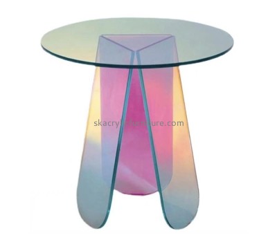 Customize lucite small round dining table AT-524