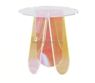 Customize acrylic round breakfast table AT-395