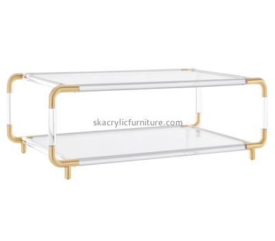 Customize acrylic low coffee table AT-476