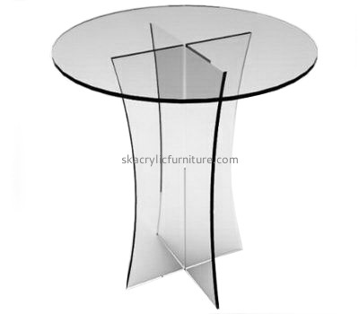 Bespoke round lucite coffee table AT-266