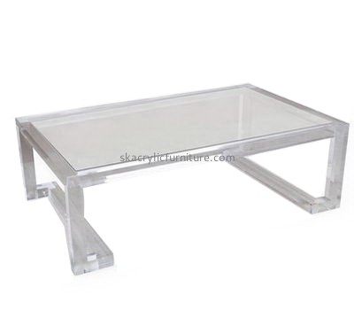 Bespoke clear acrylic coffee table AT-282