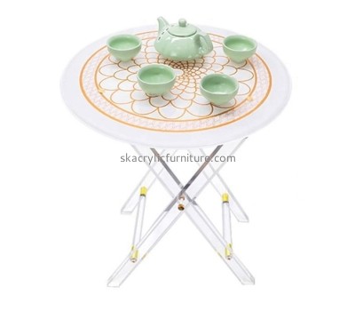 Custom foldable acrylic tea table AT-792