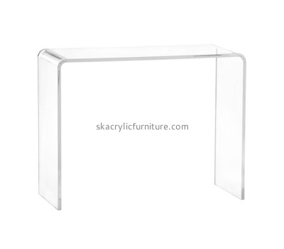 Customized acrylic designer furniture clear side table acrylic long coffee table AT-147