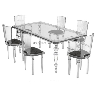 Hot selling acrylic modern furniture guangzhou clear acrylic table and chairs coffee table ikea AT-088