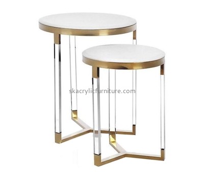 Hot selling acrylic side table modern coffee table korean furniture AT-073